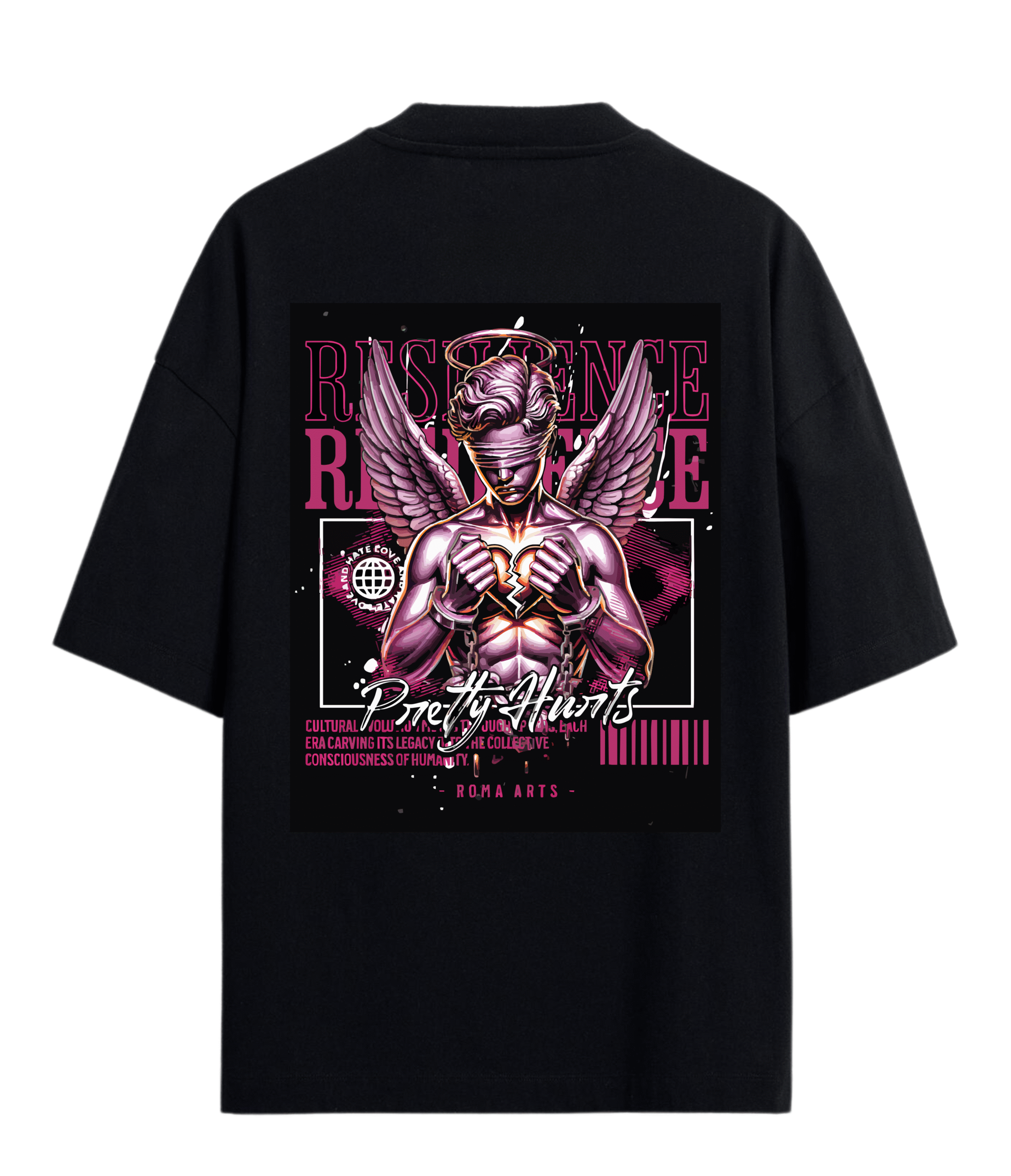 Camiseta Oversized Angel Resistence