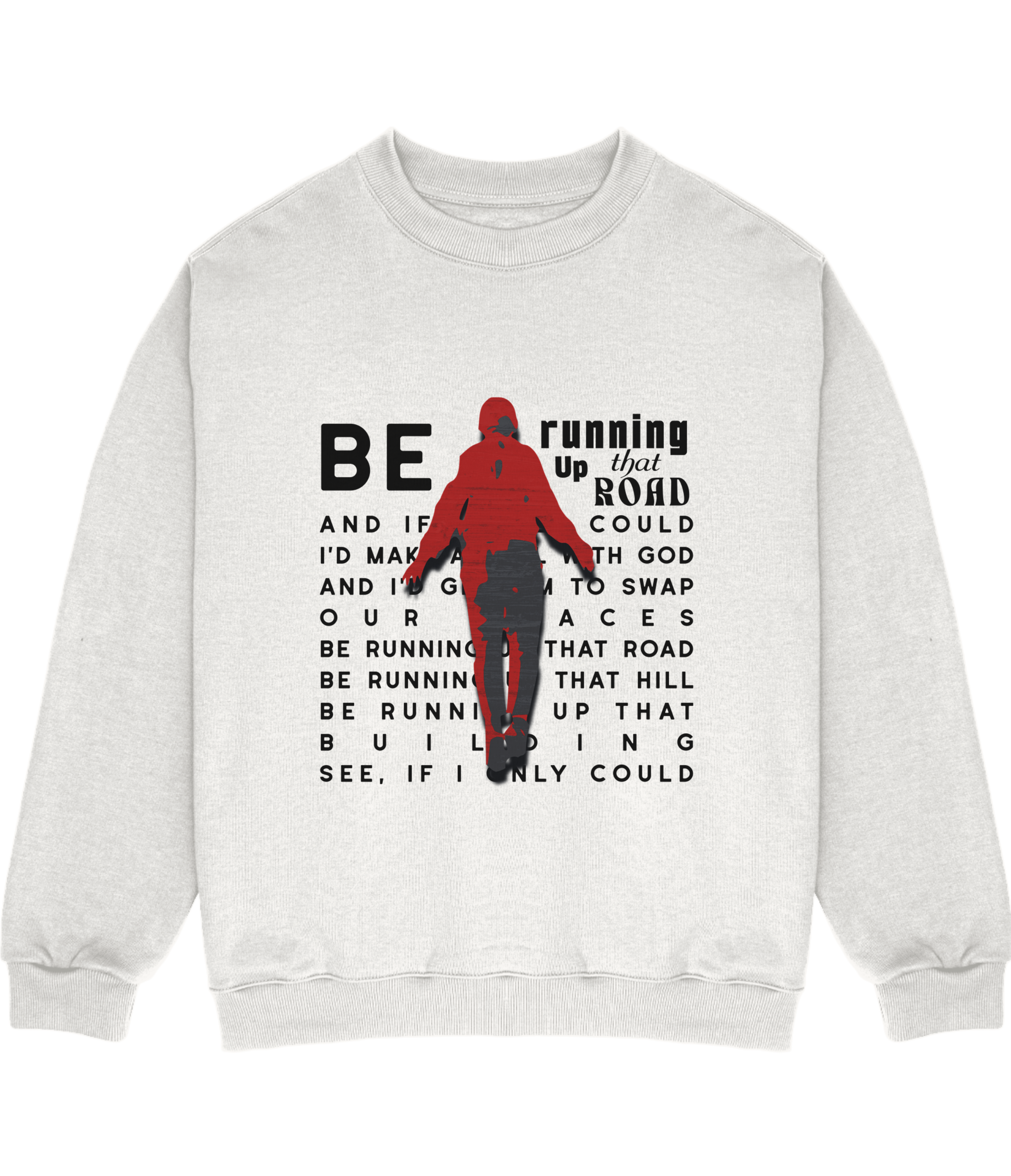 Moletom sem capuz branco frente Max